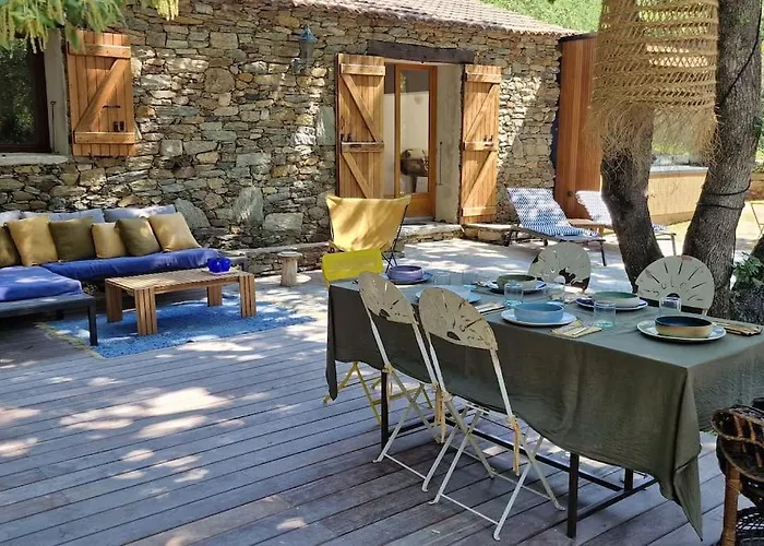 别墅 Bergerie Baracco Argia, Piscine, Maquis Et Tradition Corse Pour 6 Personnes Barbaggio